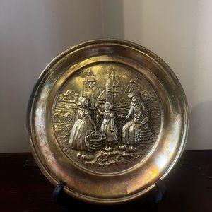 Vintage Peerage Brass Plate